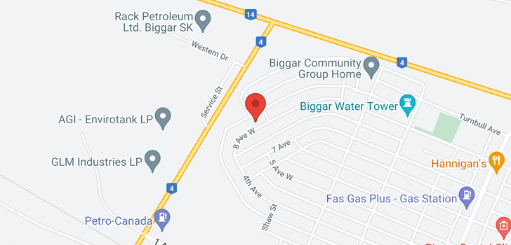 map of 601 8th AVE W